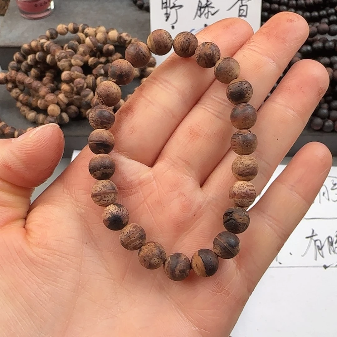 降真香手串/手链0.8单圈黄金甲融合甲无胶