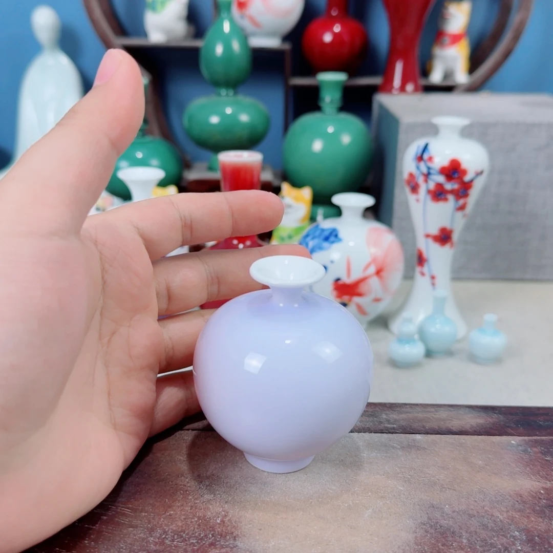 陶瓷手工小花器摆件