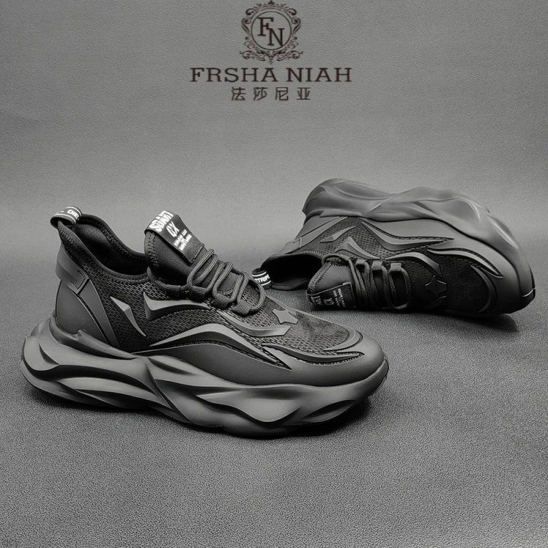 法莎尼亚男士潮鞋百搭秋季鞋子男款老爹鞋男爆款男生休闲鞋