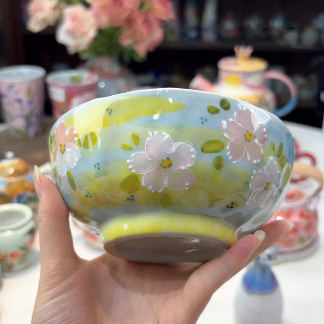 景德镇手绘高温釉下彩陶瓷茶具