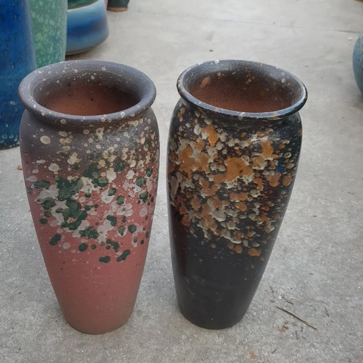 红陶口13高31瑕疵两