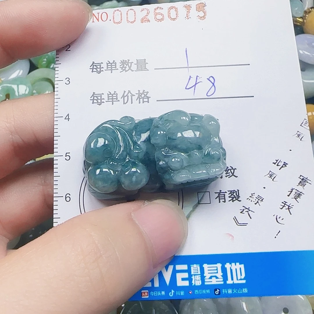 翡翠未镶嵌颈饰000033