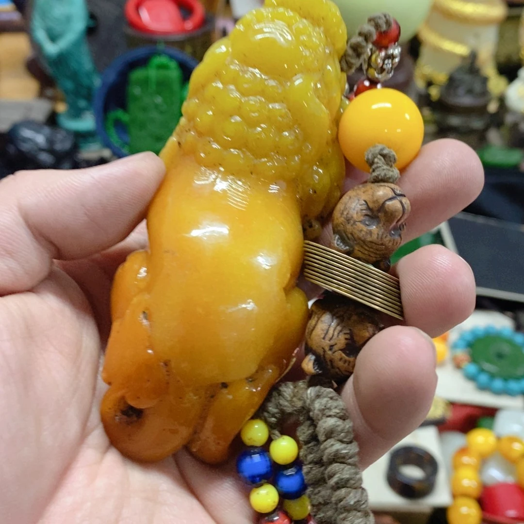 和田玉（黄玉）摆件的设计很重要啊我未镶嵌