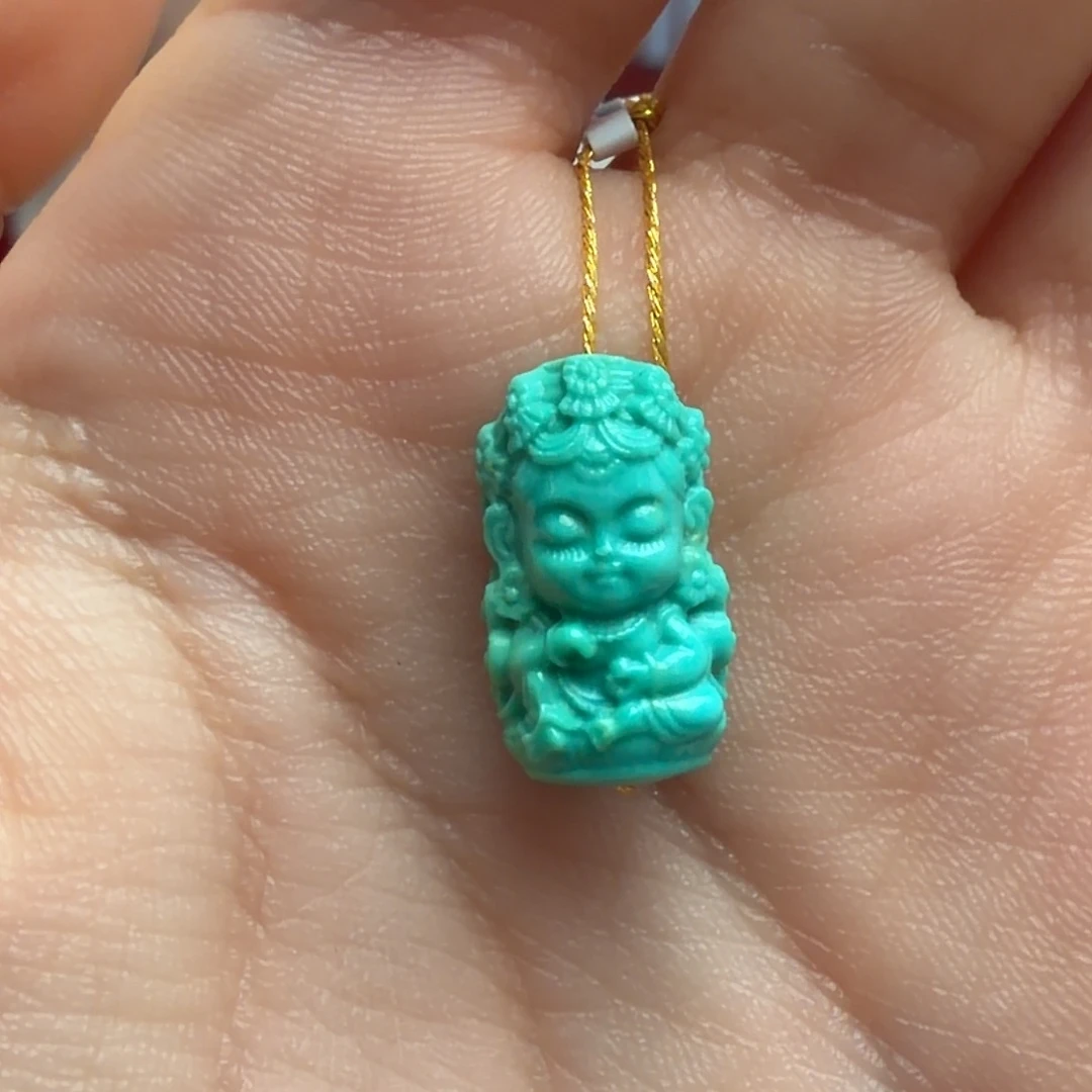 绿松石未镶嵌颈饰