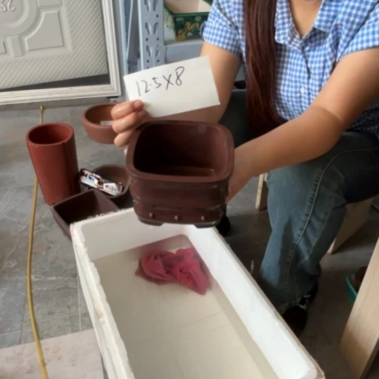 紫砂花盆宜兴紫荆