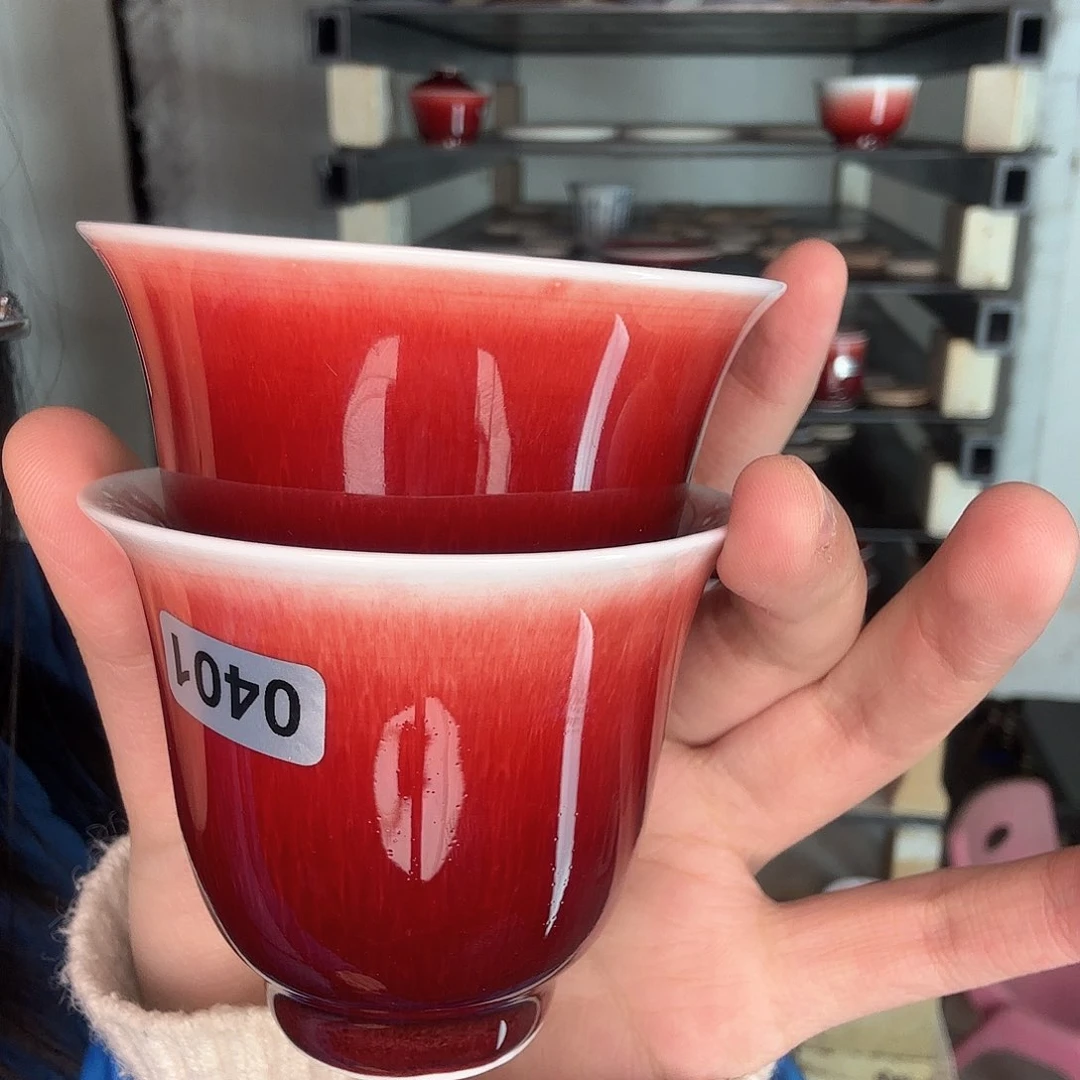 瓷片景德镇郎红陶瓷