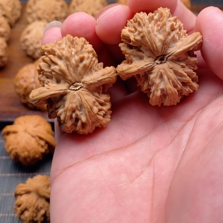 文玩核桃把件变异荔枝纹