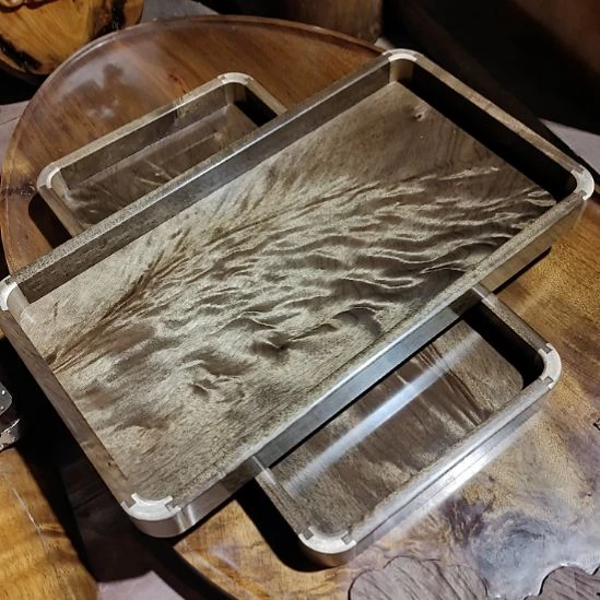 小叶桢楠金丝楠木文承盘