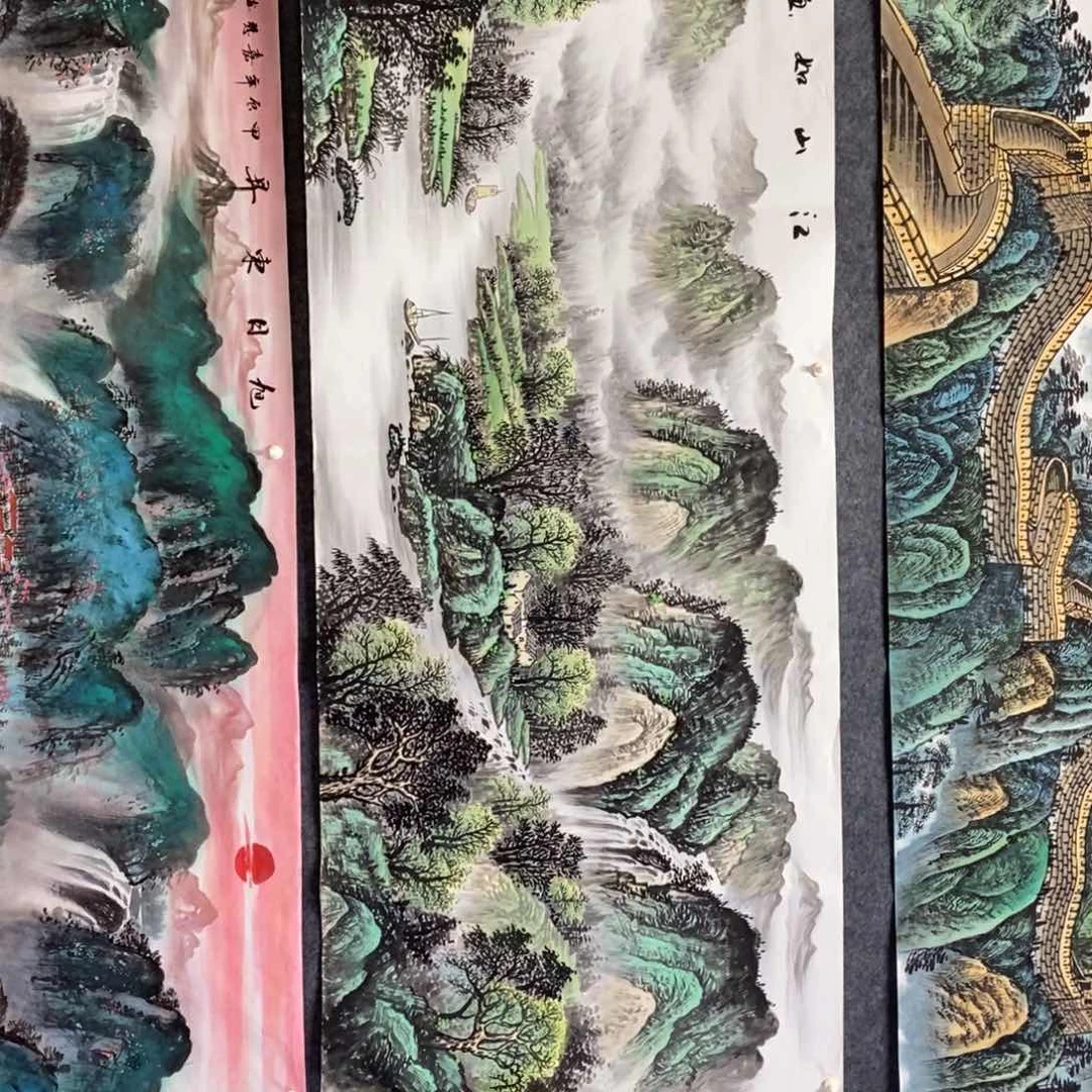 国画木****靖尺寸180✖️70小六尺手绘画画