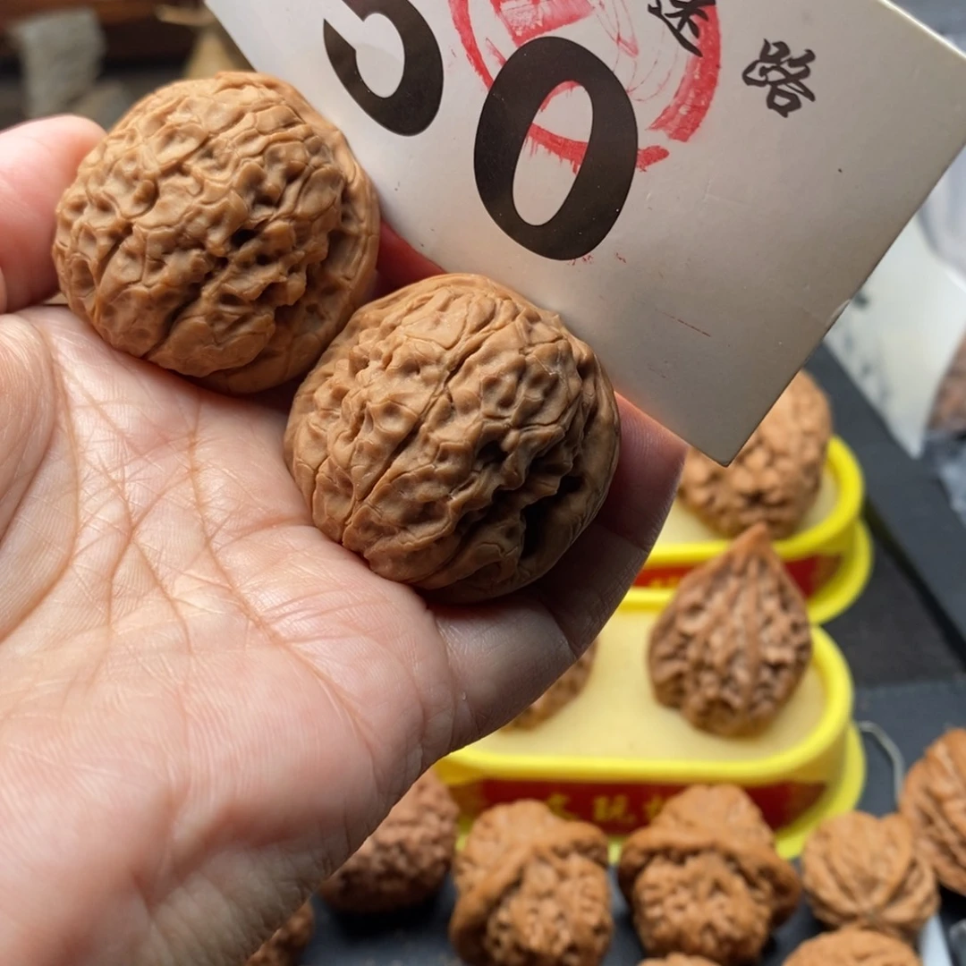 把件文玩核桃渔****哥甲骨文