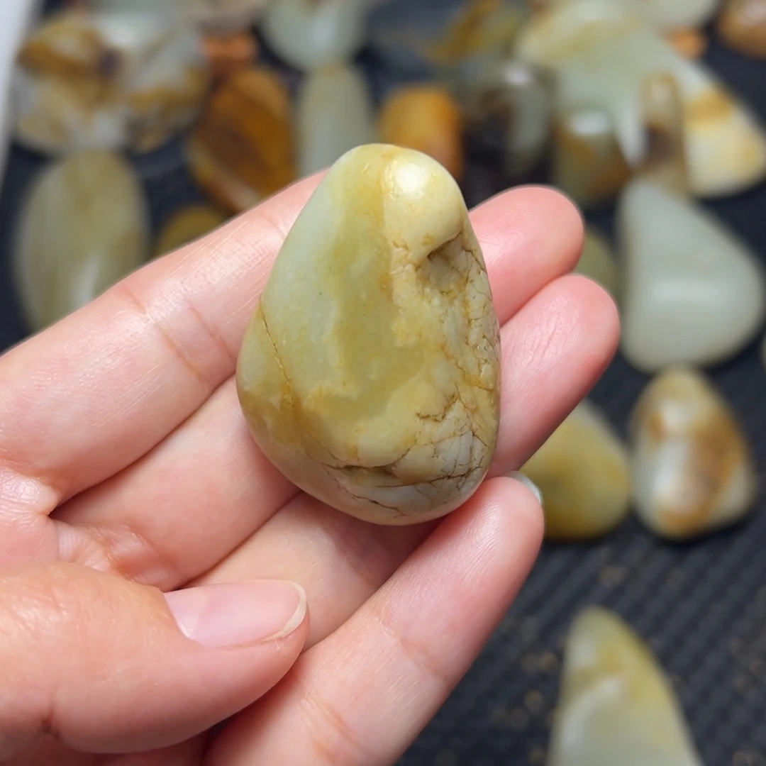 和田玉未镶嵌挂件B13