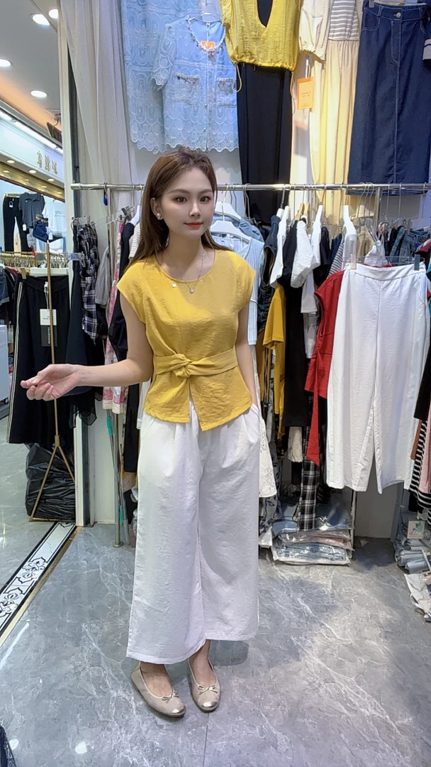 977时尚小个子简单休闲套装