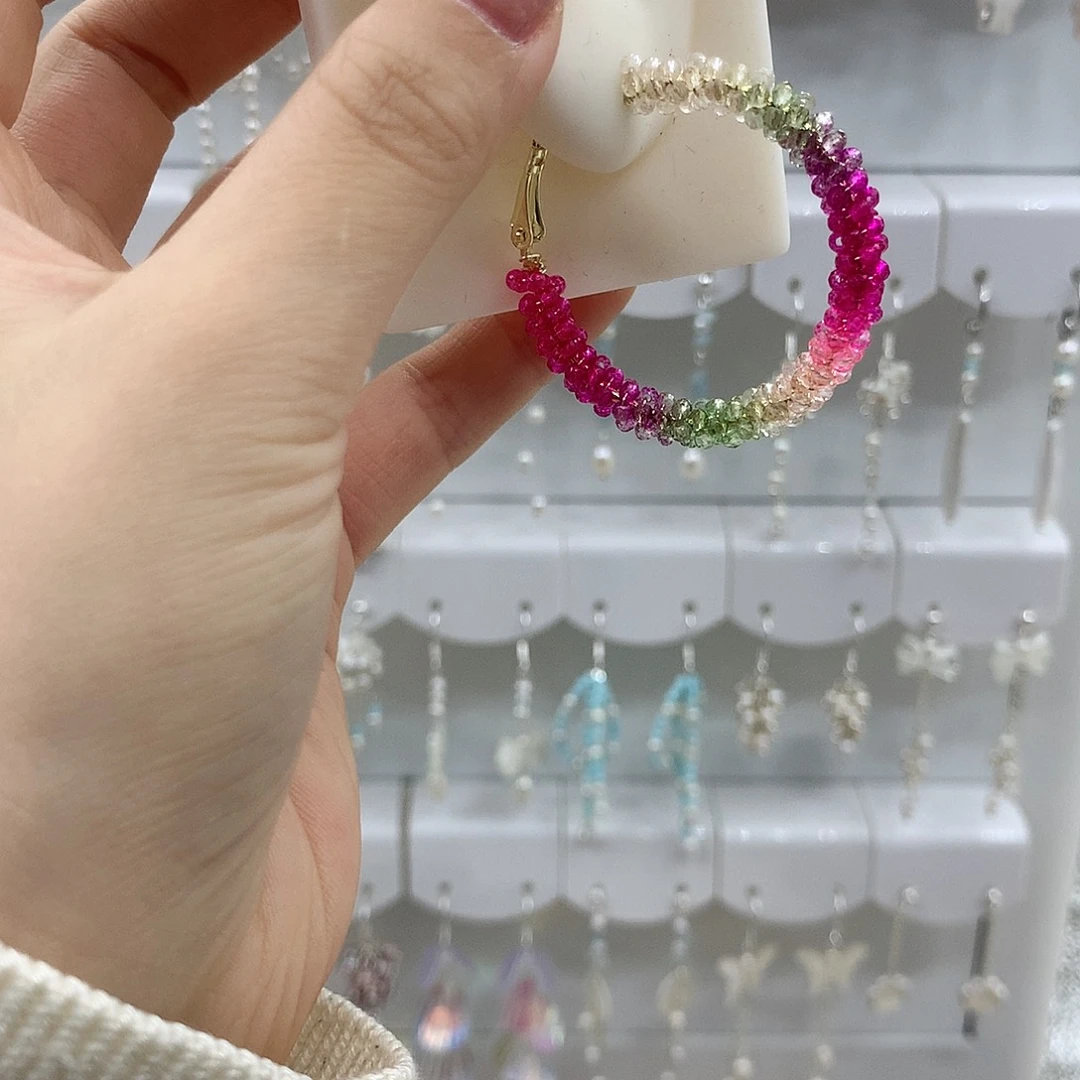 淡水珍珠耳饰银S925镶嵌