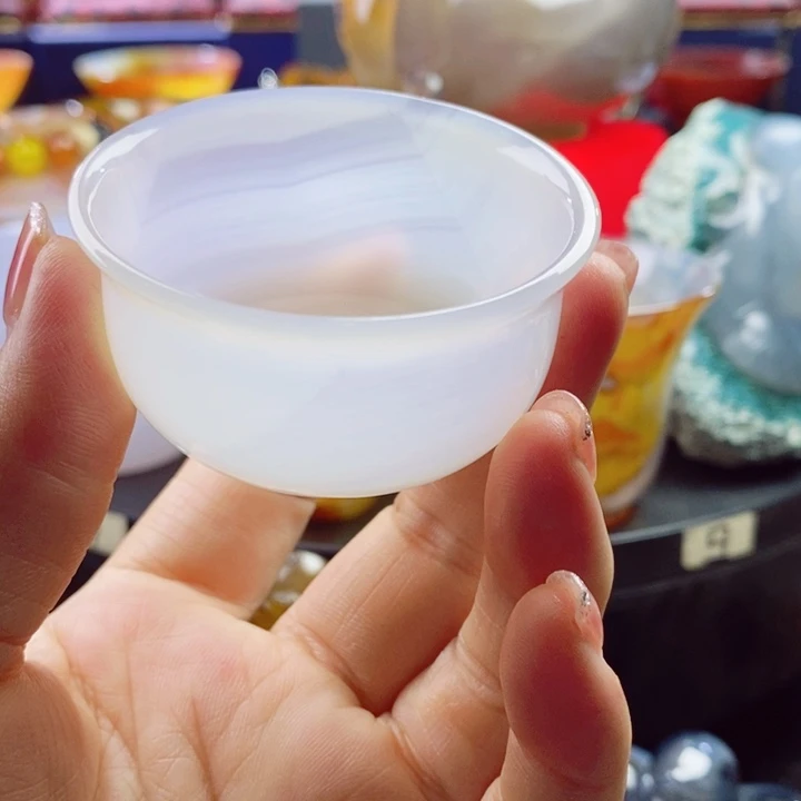 玛瑙/玉髓串未镶嵌心****子