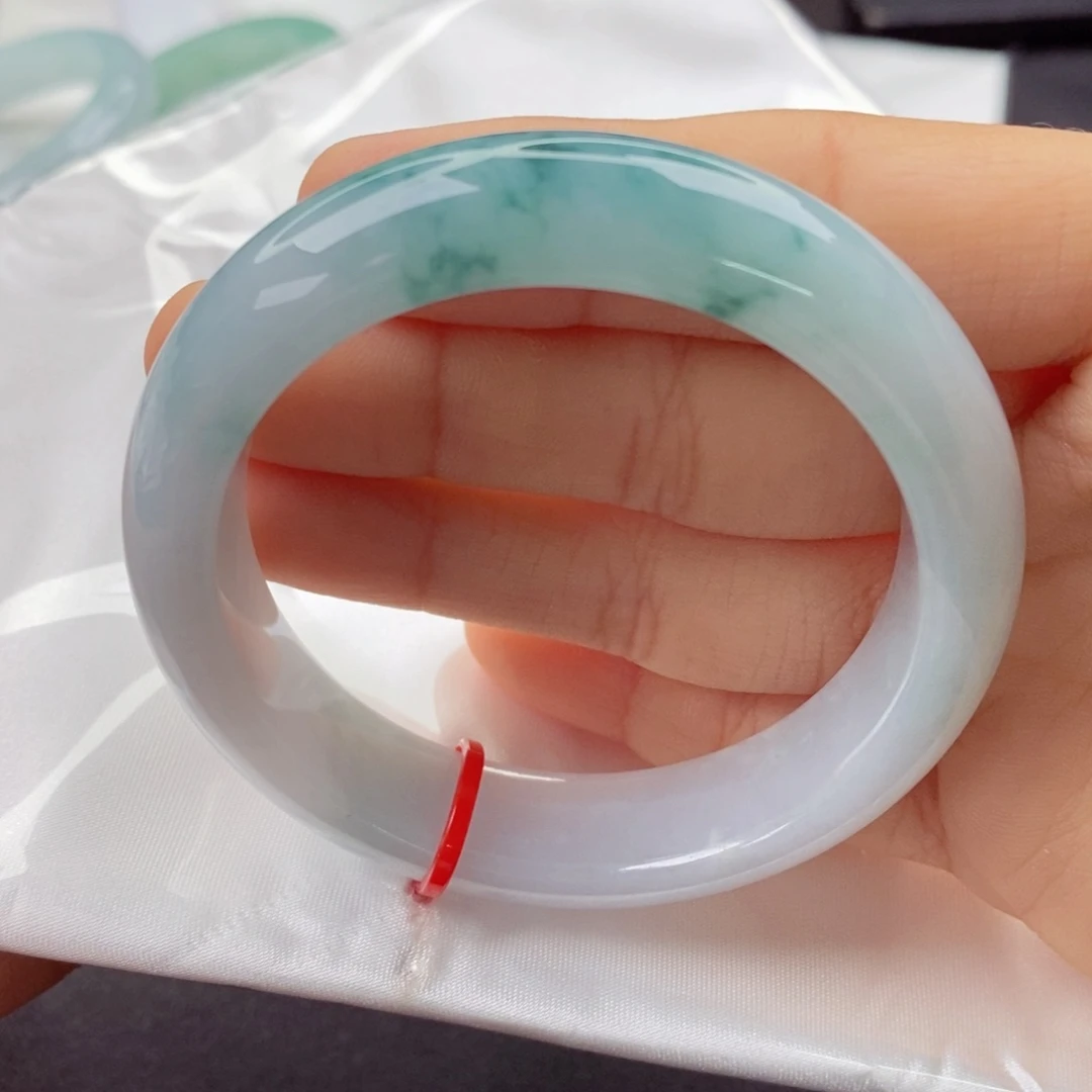 翡翠手镯未镶嵌51.3正圈