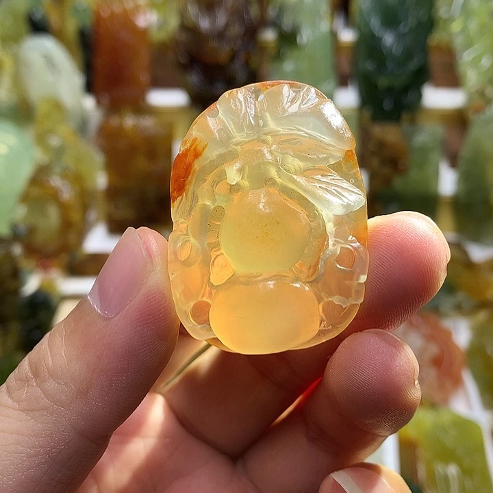 蛇纹石玉未镶嵌珠宝半成品