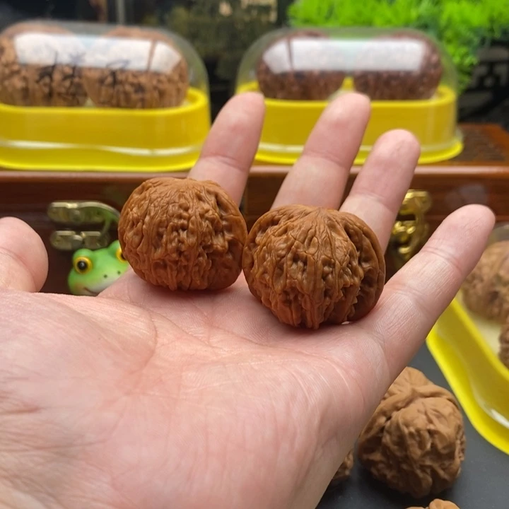 文玩核桃把件旗*磨盘37