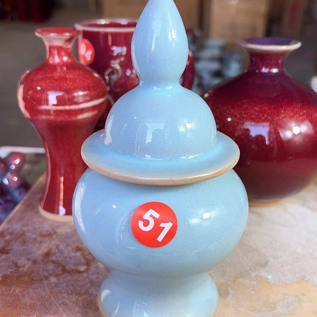 摆件郑家钧窑摆件微