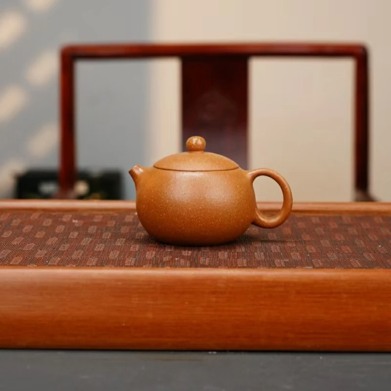 LCM沉香段【西施200CC】宜兴黄龙山原矿手工紫砂壶