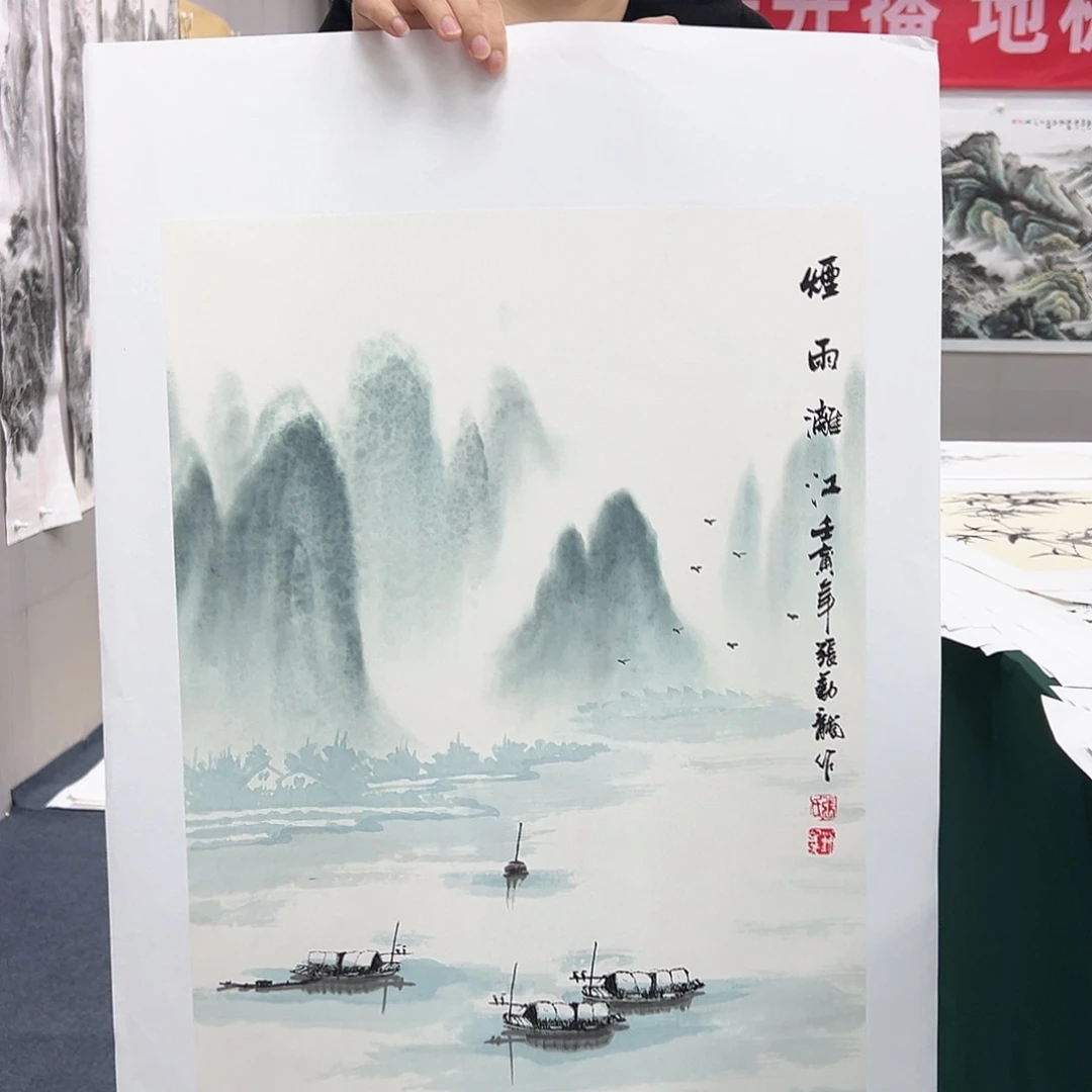 国画宣纸国画纯手绘作品