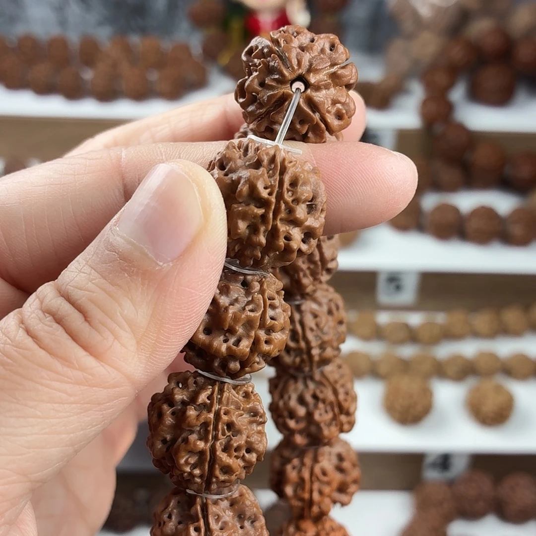 手串金刚菩提原生态精品4瓣蜂窝双龙