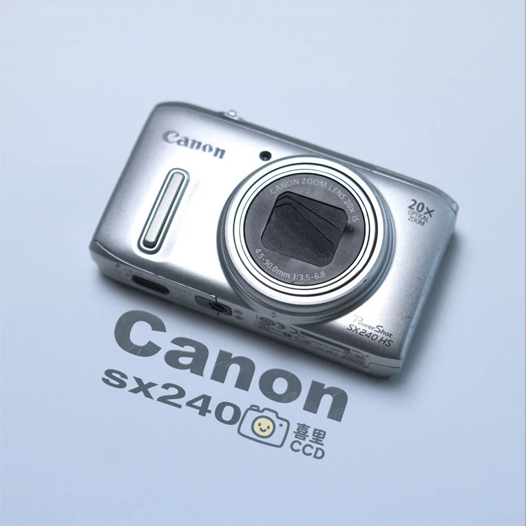 9新 Canon/佳能 sx240银色1210万像素20倍长焦人像风景冷白皮