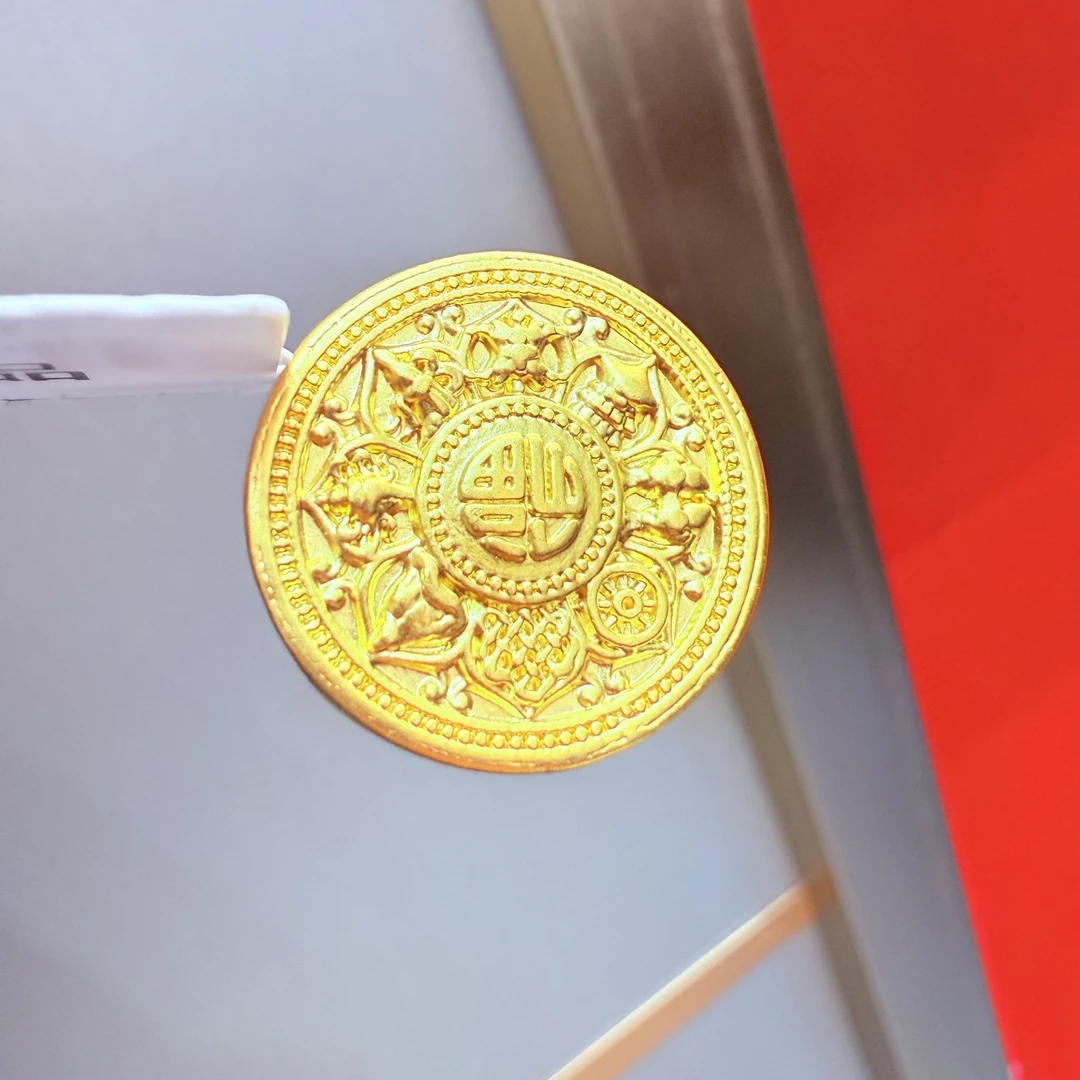 【莹莹专享】足金999 罗盘  GP 1.05  纳金添喜