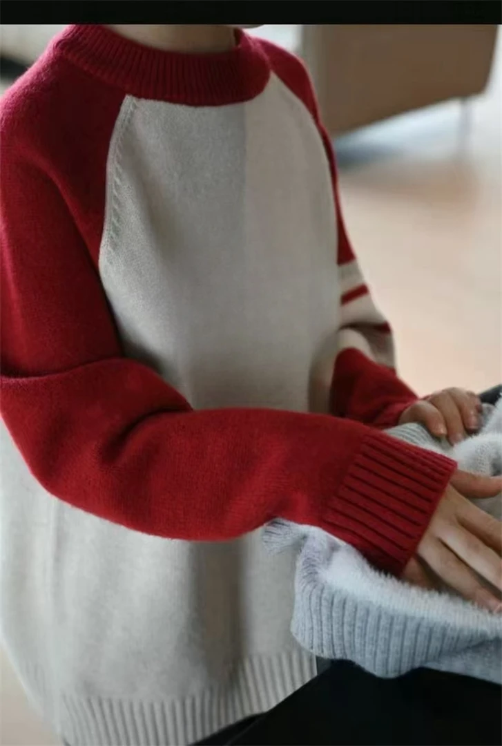 （胸前有图案字母）216儿童时尚休闲加绒套头毛衣-9263