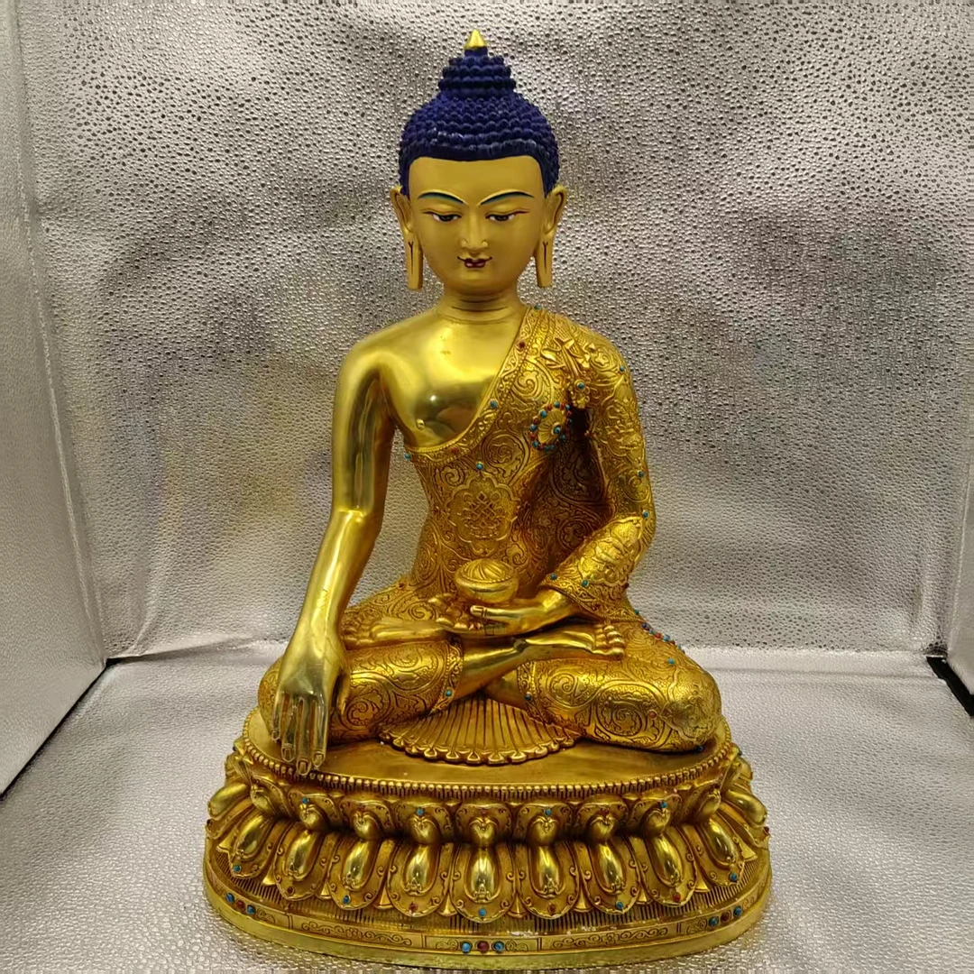 J121  /YY 铜鎏金佛