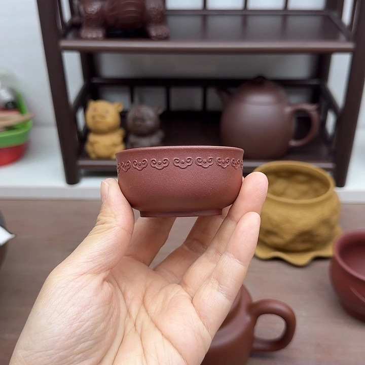 陈****茶案紫泥如意杯如意杯