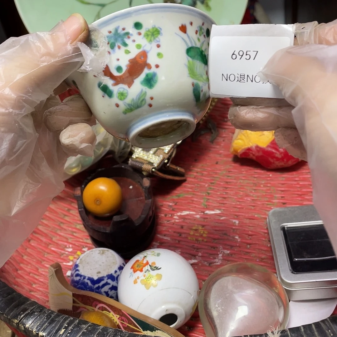酒***深瓷片6957号工艺品