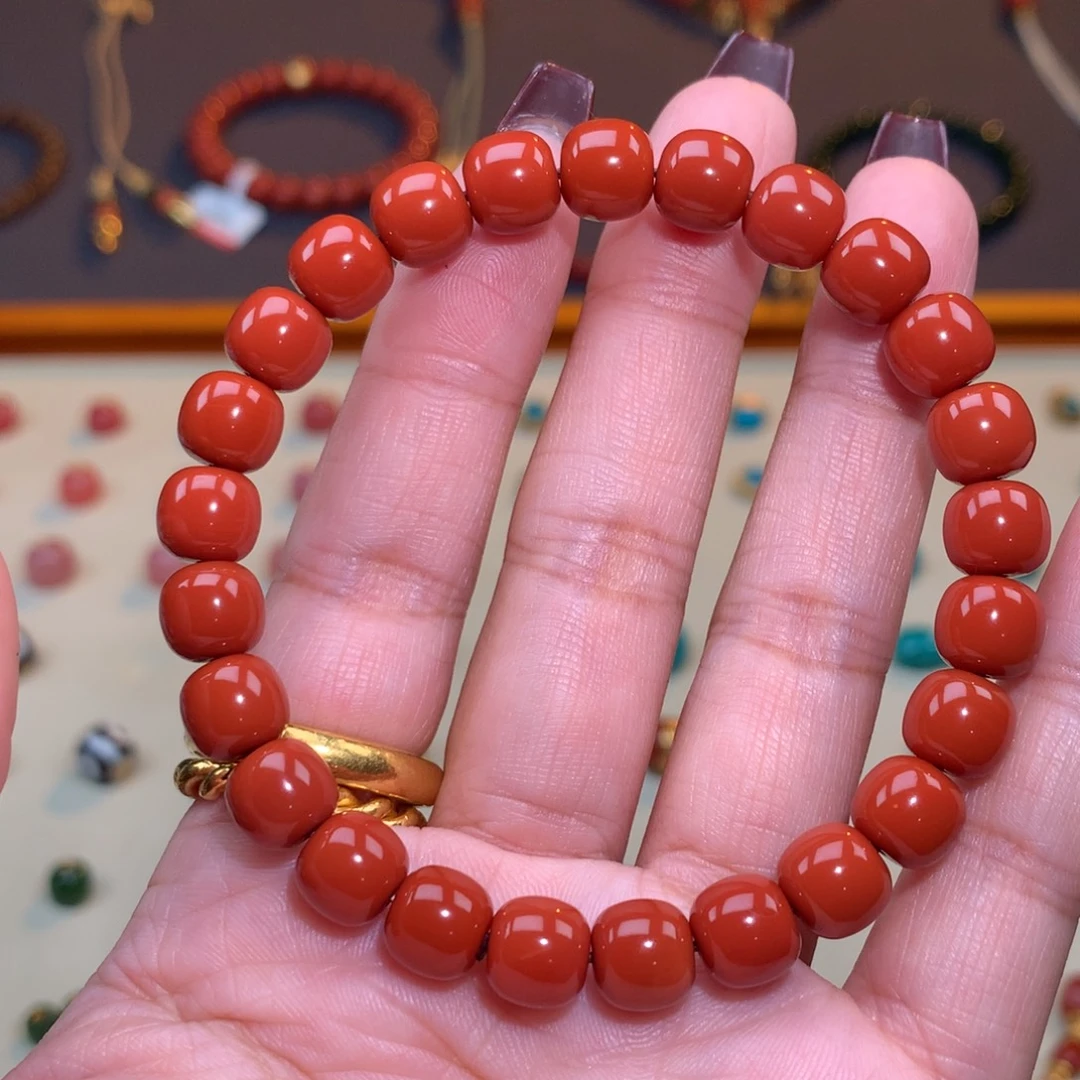 南红玛瑙未镶嵌颈饰