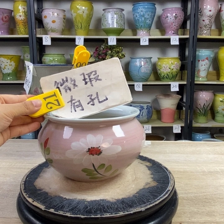 景德镇高温陶瓷花盆