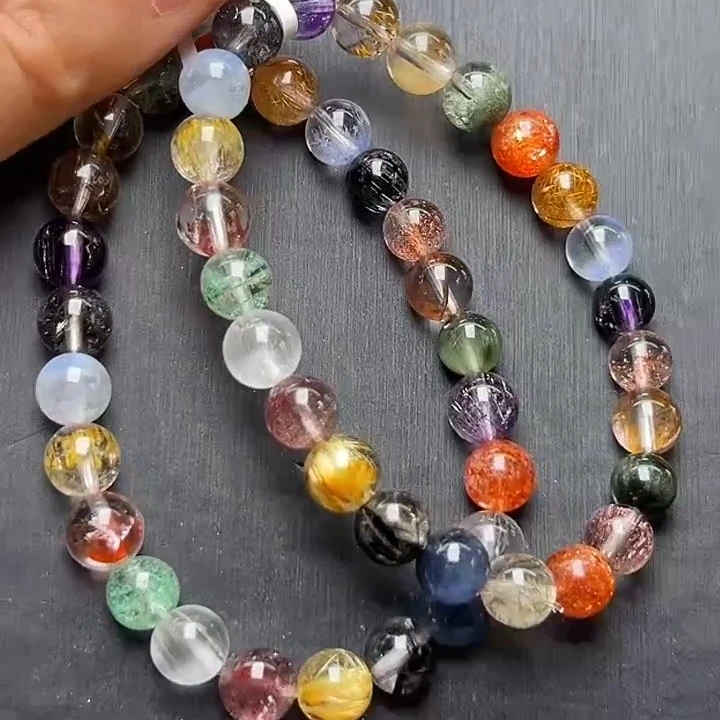 晶匠水晶设计手串7mm+ 多样性发一编号－JP57566　简约