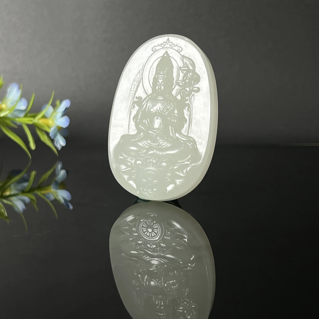 1214GC8881和田玉挂件