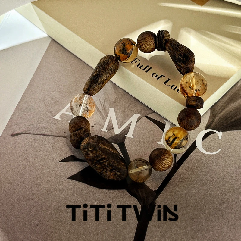 TiTi TWINS【暮云春树】原创小树胶花水晶设计手串