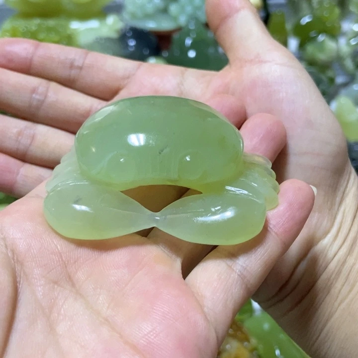 【闪购商品】未镶嵌蛇纹石玉把件