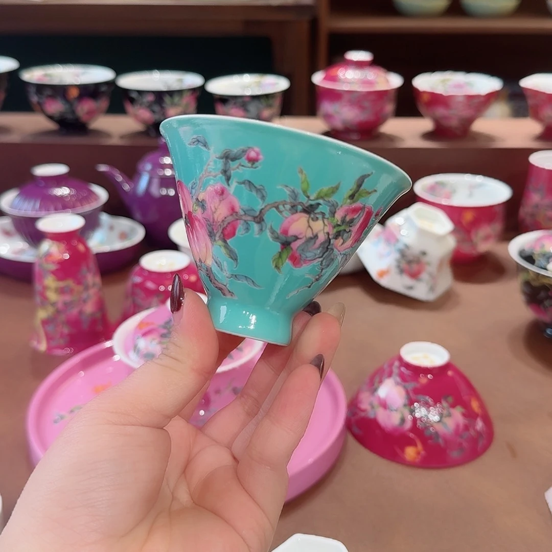 珐琅彩主人杯茶具套装