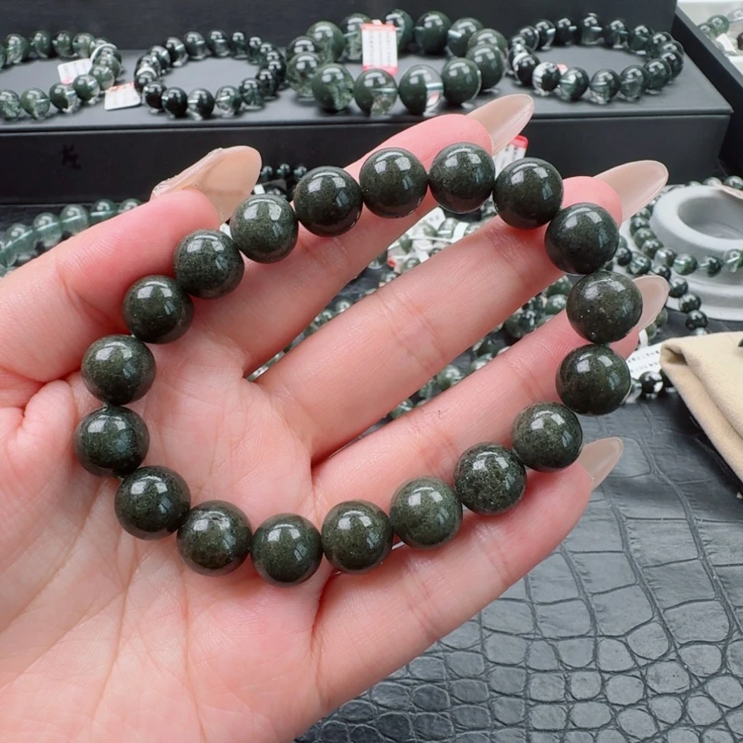 未镶嵌手链水晶绿幽灵满盆