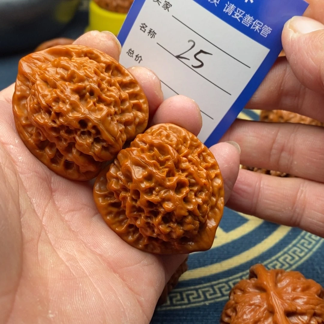 文玩核桃把件似**年官帽41