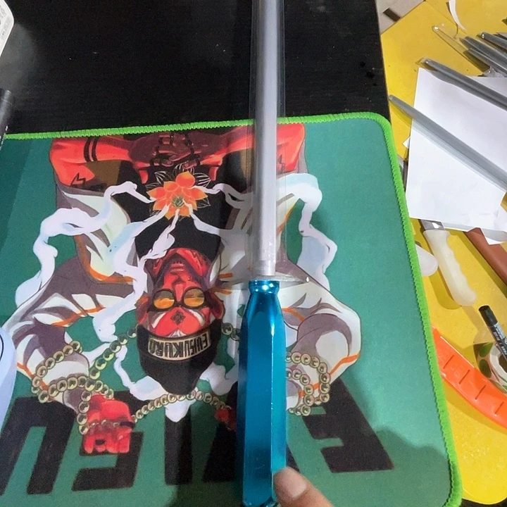 12寸超细纹磨刀棒合金局绿