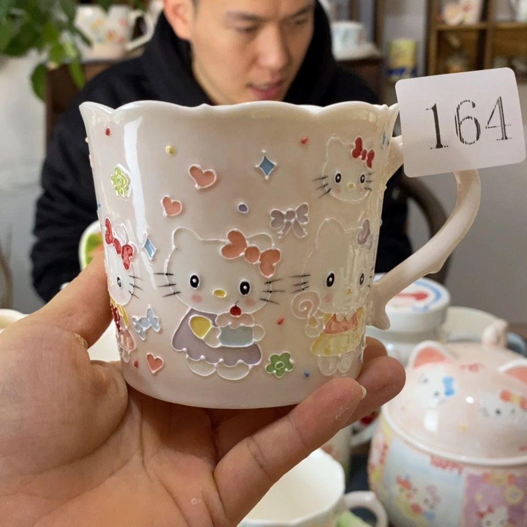 瓷片景德镇釉下彩手绘