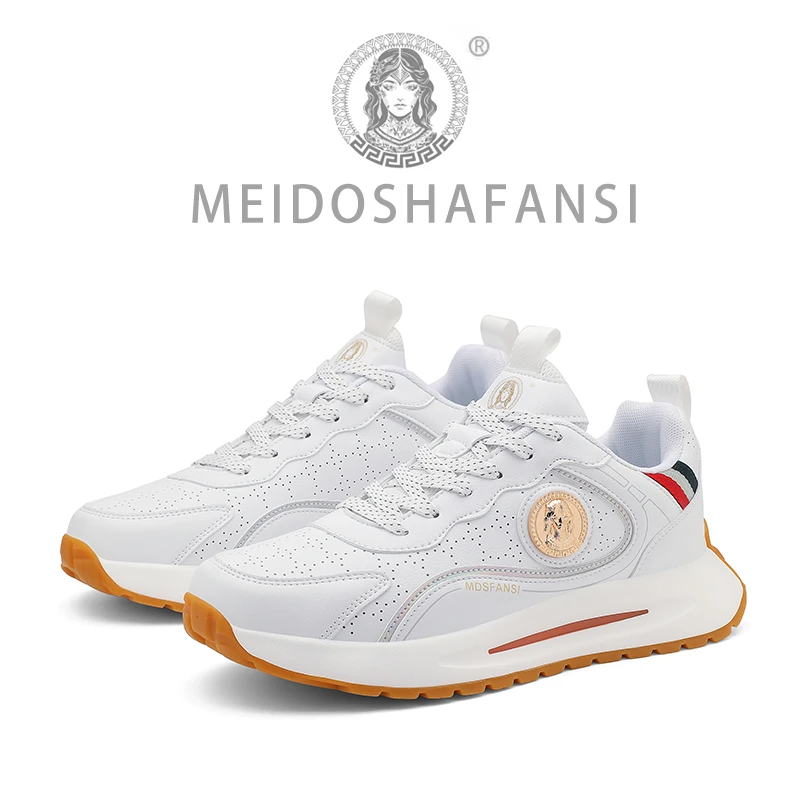 2025夏季打孔潮流新款男女士轻奢时尚百搭增高运动休闲阿甘鞋101