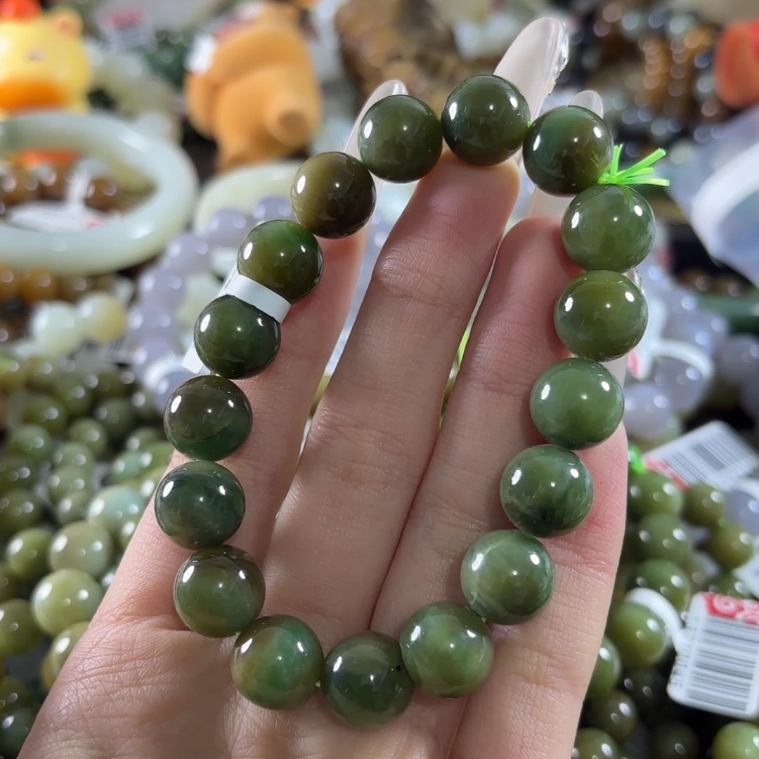 初***和田玉未镶嵌手链325