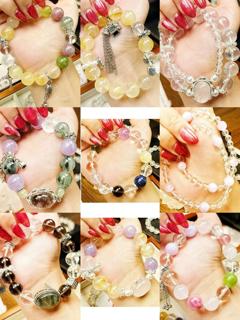 天然水晶定制款设计手串