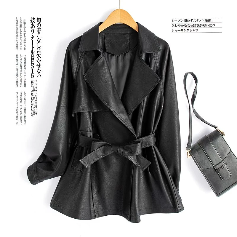 海宁真皮绵羊皮进口皮中长款短款收腰网红显瘦