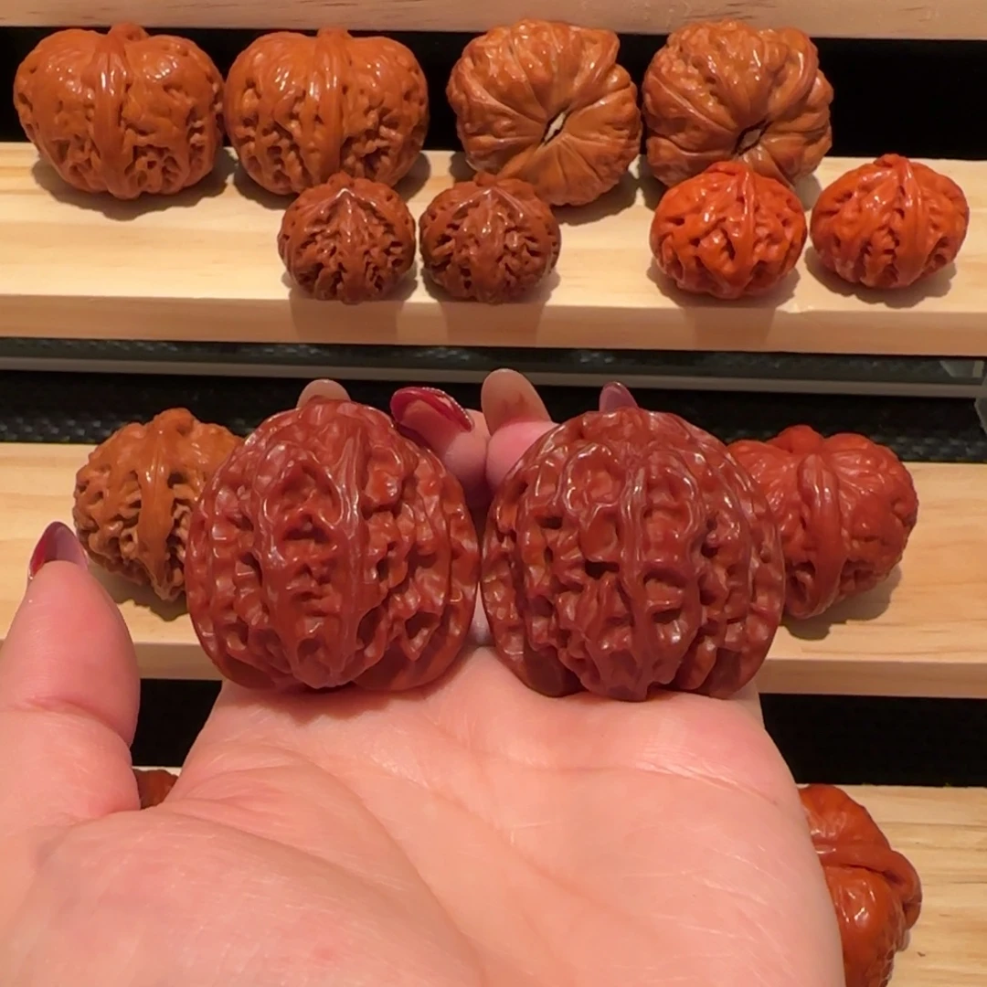 文玩核桃吊坠玉化苹果园37精品3040