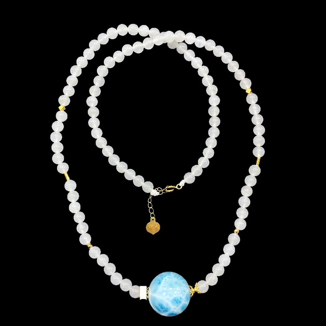 V8189和田白玉18K孤品