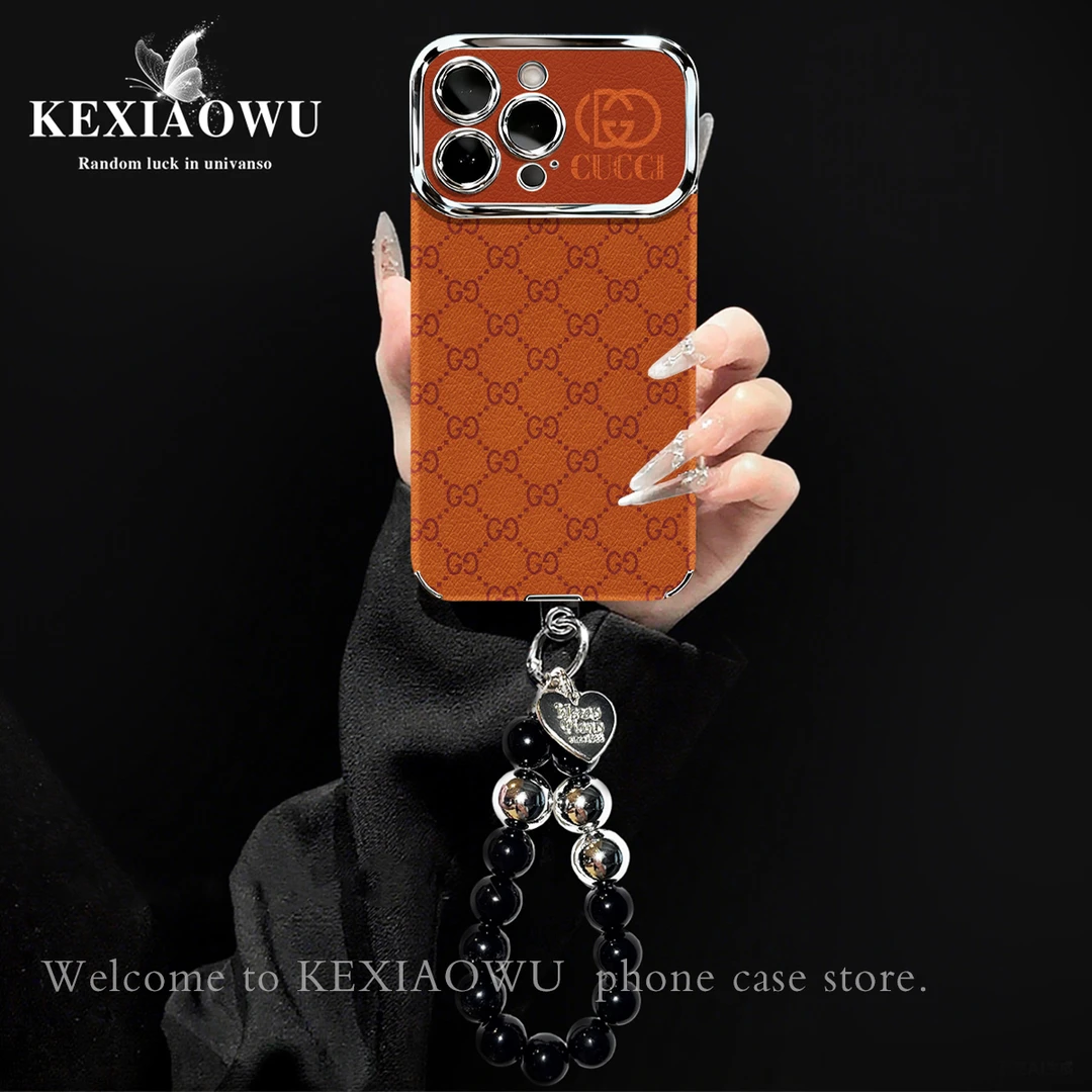 银框大视窗环圈拼接适用苹果16PROMAX华为VIVO小米OPPO手链手机壳