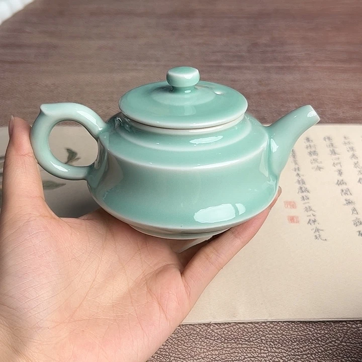 龙泉云间青瓷小米茶器